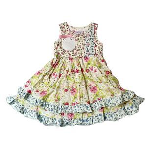 NWT SweetHoney Double Dutch Dress Size 4T